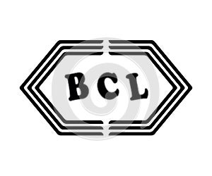 BCL letter logo Design. BCL Simple and modern monogram logo. Abstract Alphabet vector Design