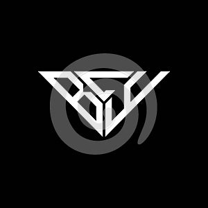 BCY letter logo creative design with vector graphic,