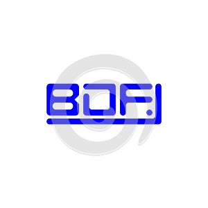 BDF letter logo creative design with vector graphic, BDF