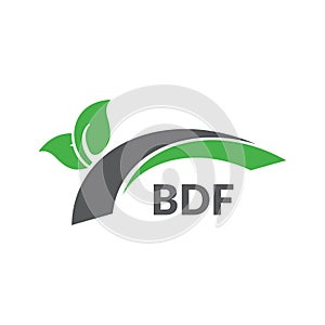 BDF letter logo design on white background. Creative modern BDF letter logo design. Vector design