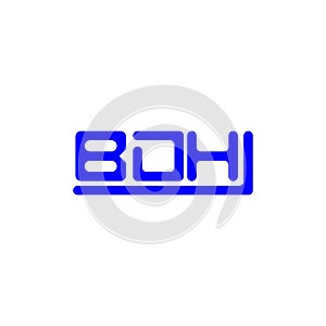 BDH letter logo creative design with vector graphic, BDH photo