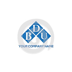 BDU letter logo design on BLACK background. BDU creative initials letter logo concept. BDU letter design