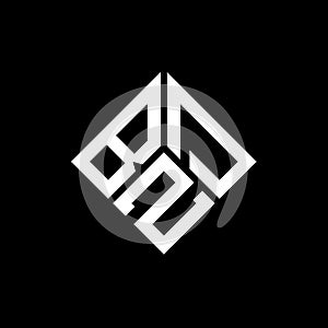 BDZ letter logo design on black background. BDZ creative initials letter logo concept. BDZ letter design