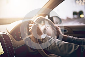 Be ambitious and keep driving your dreams further. an unidentifiable businesswoman driving a car.