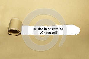 Be The Best Version Of Yourself Quote photo