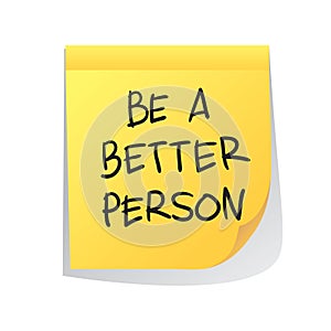 Be a Better Person