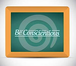 Be conscientious illustration design