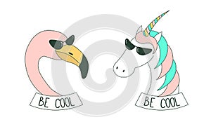 Be cool stickers