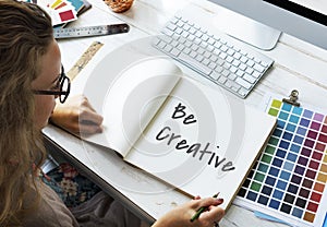 Be Creative Ideas Imagination Creativity Design Concept