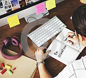 Be Creative Ideas Imagination Creativity Design Concept