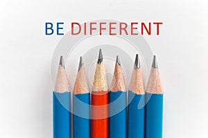 Be different concept
