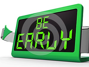 Be Early Clock Message Shows Deadline And On Time