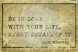 Be in love Kerouac