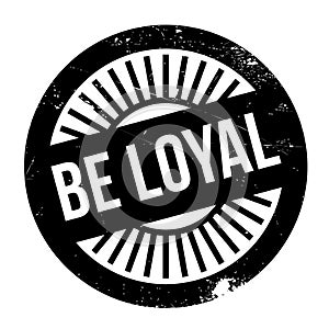 Be loyal stamp