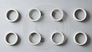 Be made of a smooth possibly plastic material with consistent