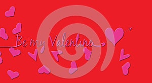 Be my valentine lovers day photo