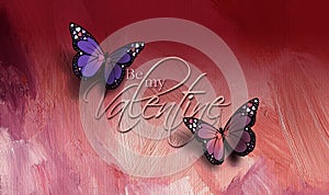 Be My Valentine Butterflies