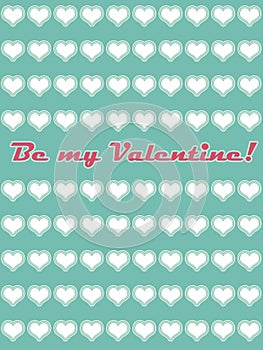 Be my valentine card 01