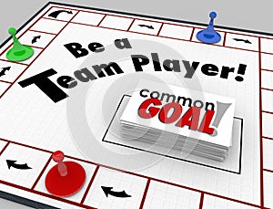 Be a Team Player Board Game Work Toward Common Goal Together