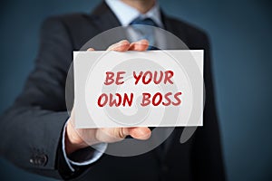 Be your own boss