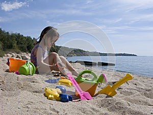 On the beach photo