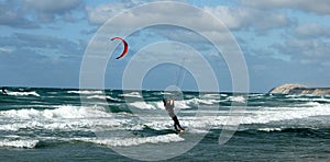 Beach activities:kite