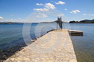 Beach in Adriatic sea