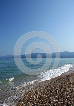 Beach on Aegean sea