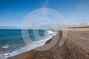 On the beach in Agger, Denmark.