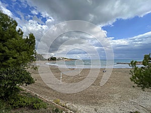 Beach in Alcossebre a seaside village