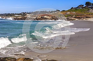 Beach along 17 Mile Drive