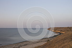 Beach along the Crimean Mountains. Summer 2015