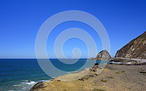 Beach along PCH-1 at Point Mugu, SoCal