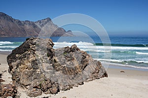 Beach along south africas coastline