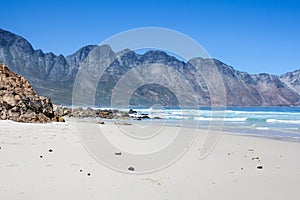 Beach along south africas coastline