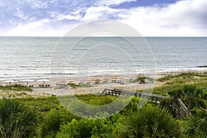 Beach on Amelia Island, Florida photo