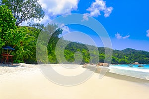 The Beach Anse Lazio, Praslin - Seychelles Island, Indian Ocean, Africa