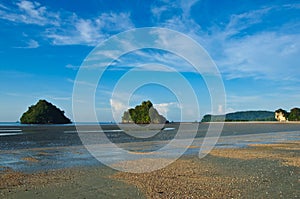 Beach in Aonang, Krabi,
