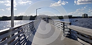 Beach area of downtown tampa