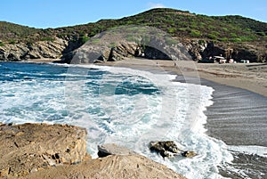 The beach of Argentiera