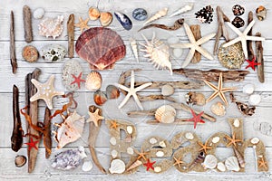 Beach Art Abstract Collage