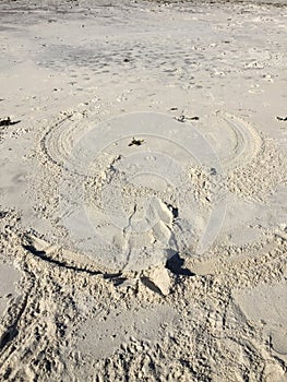 Beach art, interesting