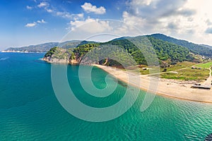 The beach Aselinos in Skiathos, Greece