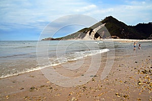 Beach in Asturias photo