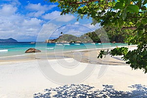 Beach Aventueiro blue water sky palm tree photo