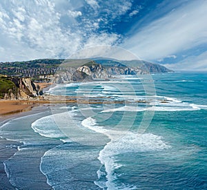 Beach Azkorri or Gorrondatxe view