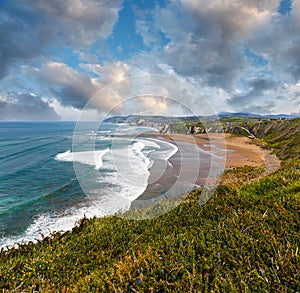 Beach Azkorri or Gorrondatxe view