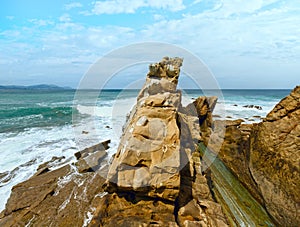 Beach Azkorri or Gorrondatxe view