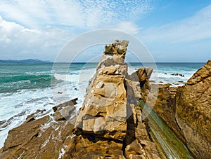 Beach Azkorri or Gorrondatxe view