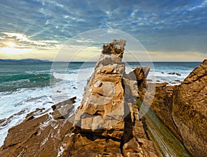 Beach Azkorri or Gorrondatxe view